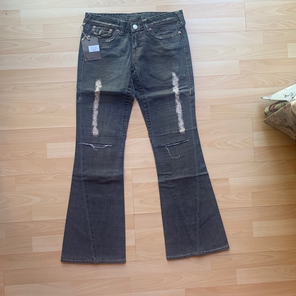 True Religion Boot Cut Dark Wash Jeans Size 29 - Picture 1 of 7